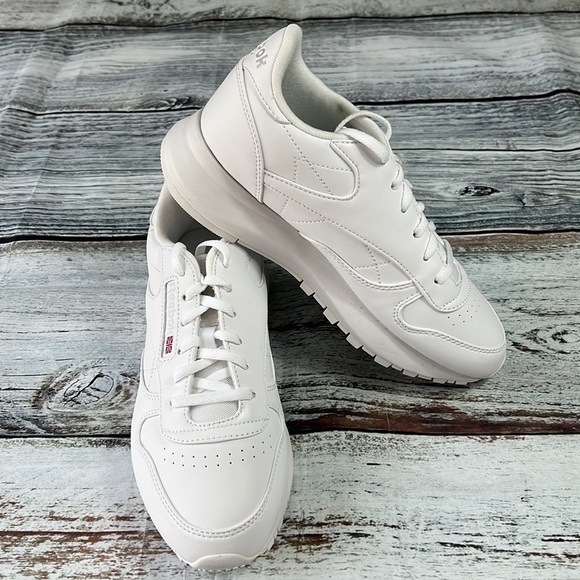 REEBOK CLASSIC SP VEGAN White/White Women’s Size 7.5 - Picture 5 of 9
